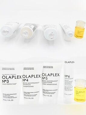 NWT OLAPLEX No.3 No.4 No.5 No.6 & No.7 5PC TRIAL SIZED PURITY SEALED & INTACT